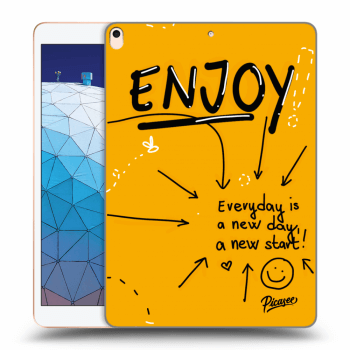 Picasee transparente Silikonhülle für Apple iPad Air 10.5" 2019 (3.gen) - Enjoy