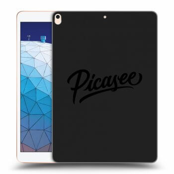Picasee Schwarze Silikonhülle für Apple iPad Air 10.5" 2019 (3.gen) - Picasee - old logo - black
