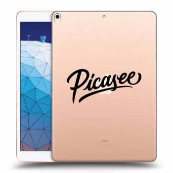 Picasee transparente Silikonhülle für Apple iPad Air 10.5" 2019 (3.gen) - Picasee - black