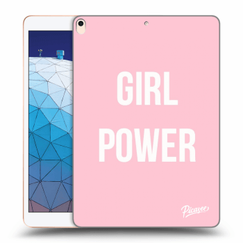 Picasee Schwarze Silikonhülle für Apple iPad Air 10.5" 2019 (3.gen) - Girl power