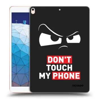 Picasee Schwarze Silikonhülle für Apple iPad Air 10.5" 2019 (3.gen) - Cloudy Eye - Transparent