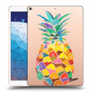 Picasee transparente Silikonhülle für Apple iPad Air 10.5" 2019 (3.gen) - Pineapple