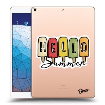 Picasee transparente Silikonhülle für Apple iPad Air 10.5" 2019 (3.gen) - Ice Cream