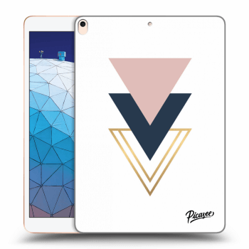 Picasee transparente Silikonhülle für Apple iPad Air 10.5" 2019 (3.gen) - Triangles