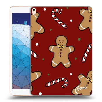 Picasee Schwarze Silikonhülle für Apple iPad Air 10.5" 2019 (3.gen) - Gingerbread 2