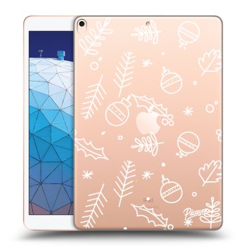 Picasee transparente Silikonhülle für Apple iPad Air 10.5" 2019 (3.gen) - Mistletoe