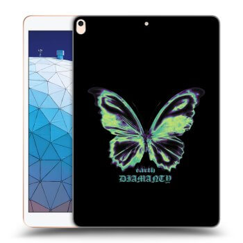 Picasee Schwarze Silikonhülle für Apple iPad Air 10.5" 2019 (3.gen) - Diamanty Blue