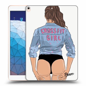 Picasee transparente Silikonhülle für Apple iPad Air 10.5" 2019 (3.gen) - Crossfit girl - nickynellow