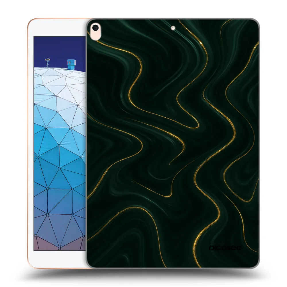 Picasee transparente Silikonhülle für Apple iPad Air 10.5" 2019 (3.gen) - Vawes