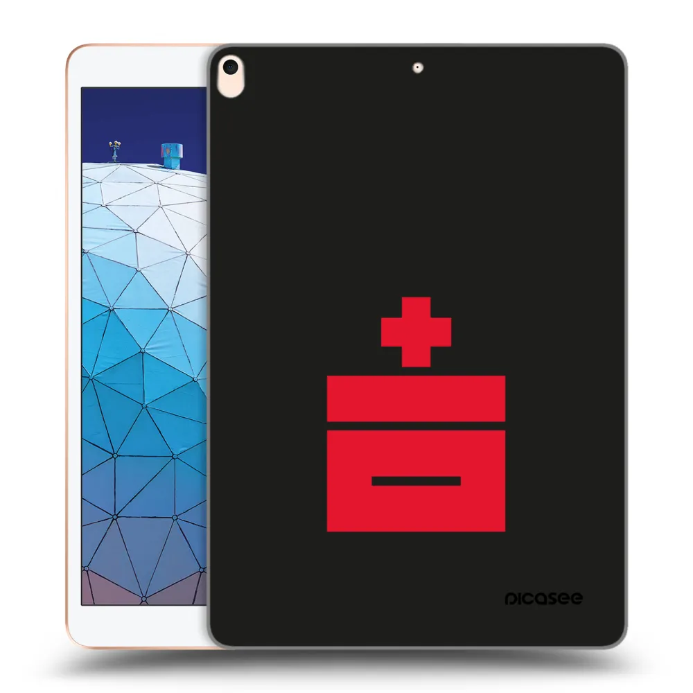 Picasee transparente Silikonhülle für Apple iPad Air 10.5" 2019 (3.gen) - Le Plastenciaga