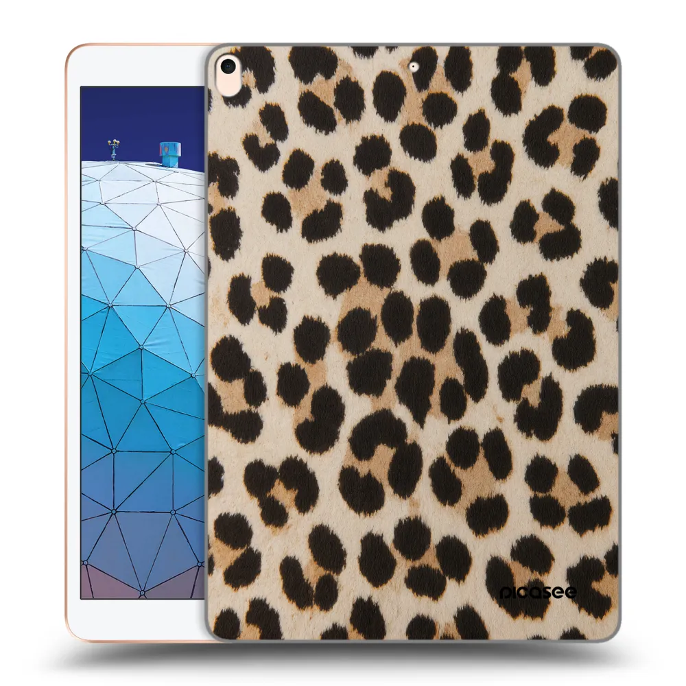 Picasee transparente Silikonhülle für Apple iPad Air 10.5" 2019 (3.gen) - Brown Tiger