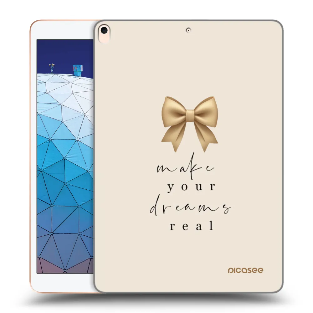 Picasee transparente Silikonhülle für Apple iPad Air 10.5" 2019 (3.gen) - Golden Dream