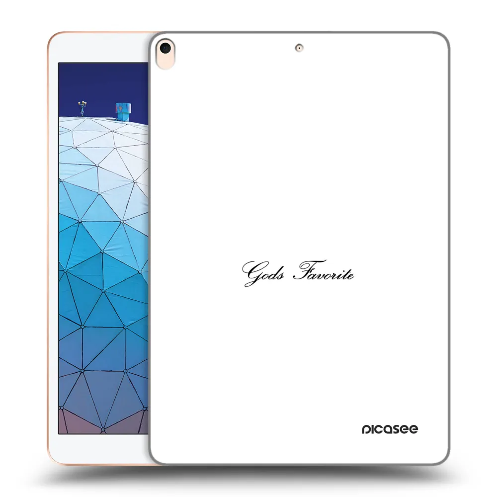 Picasee transparente Silikonhülle für Apple iPad Air 10.5" 2019 (3.gen) - Gods Favorite