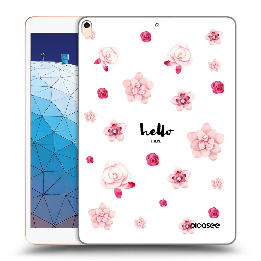 Picasee transparente Silikonhülle für Apple iPad Air 10.5" 2019 (3.gen) - Hello there