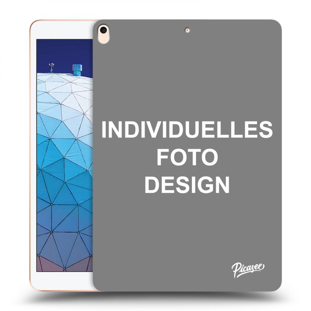 Picasee transparente Silikonhülle für Apple iPad Air 10.5" 2019 (3.gen) - Individuelles Fotodesign