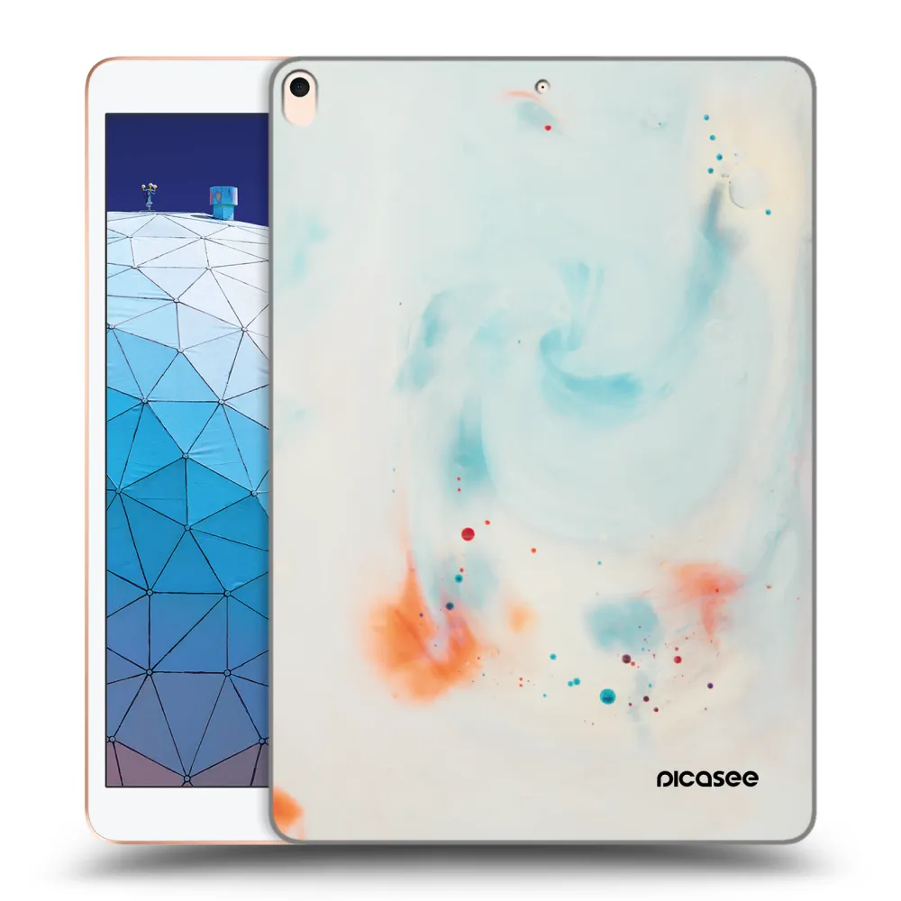 Picasee transparente Silikonhülle für Apple iPad Air 10.5" 2019 (3.gen) - Splash