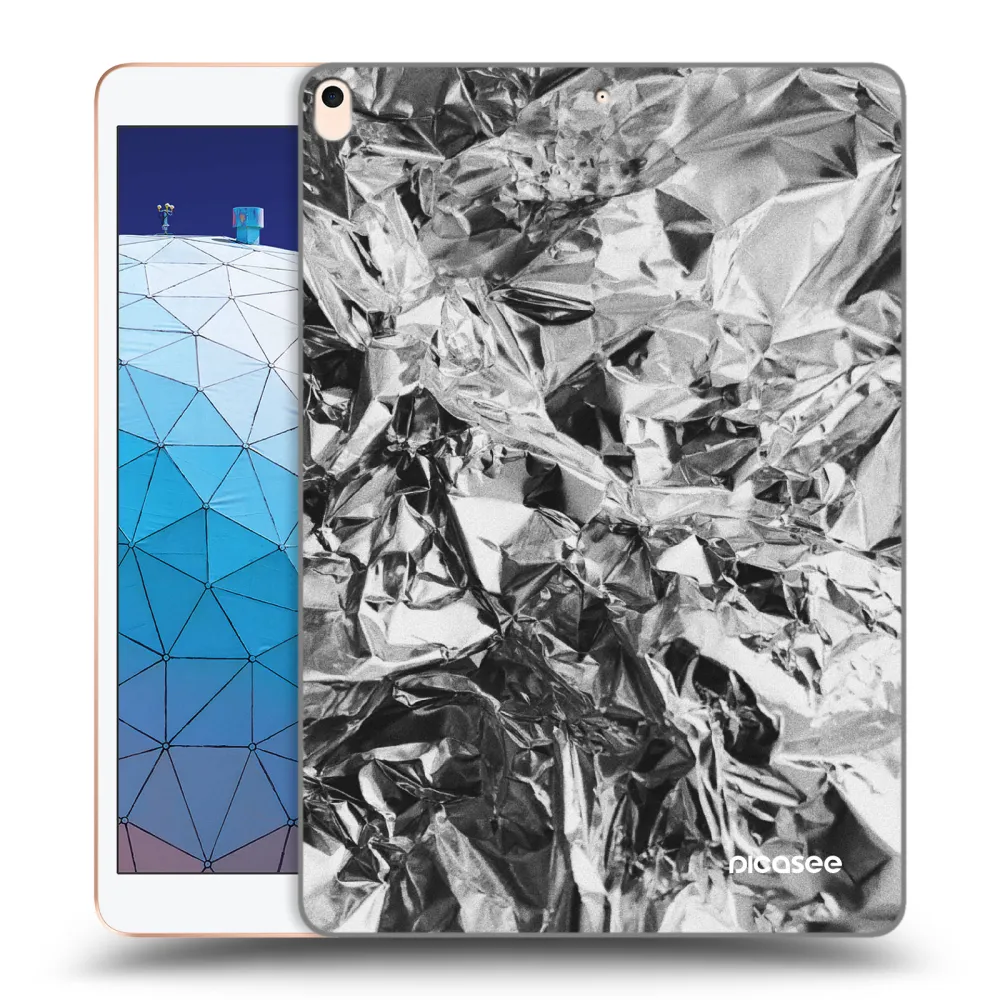 Picasee transparente Silikonhülle für Apple iPad Air 10.5" 2019 (3.gen) - Chrome