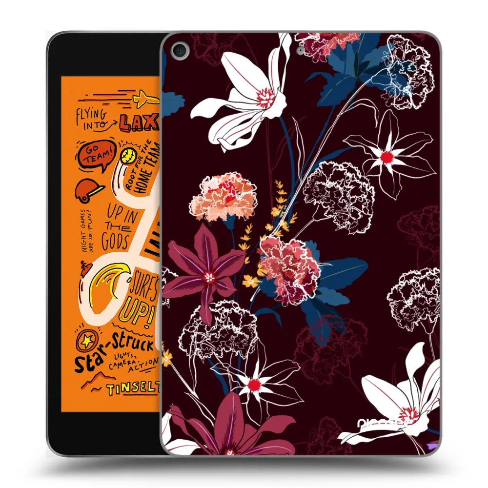 Picasee transparente Silikonhülle für Apple iPad mini 2019 (5. gen) - Dark Meadow