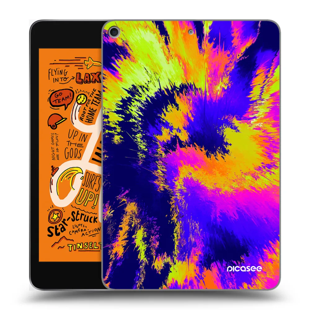 Picasee transparente Silikonhülle für Apple iPad mini 2019 (5. gen) - Burn