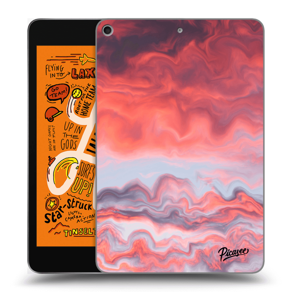 Picasee transparente Silikonhülle für Apple iPad mini 2019 (5. gen) - Sunset