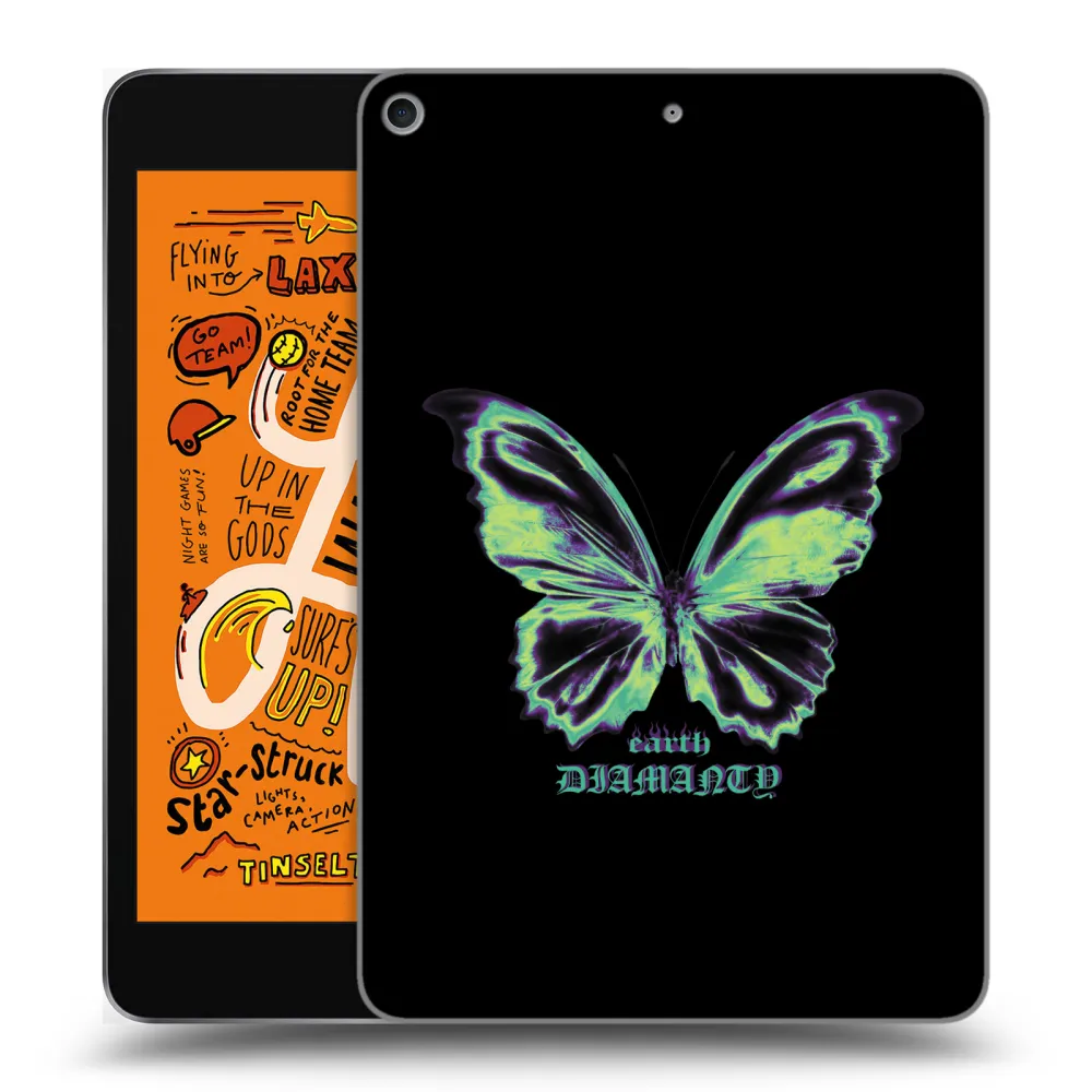 Picasee transparente Silikonhülle für Apple iPad mini 2019 (5. gen) - Diamanty Blue