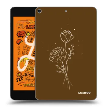 Hülle für Apple iPad mini 2019 (5. gen) - Brown flowers