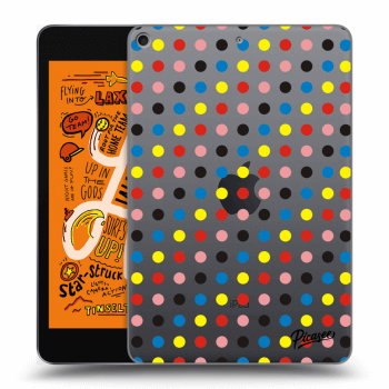 Picasee transparente Silikonhülle für Apple iPad mini 2019 (5. gen) - Colorful dots