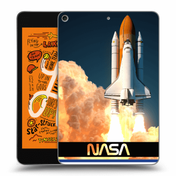 Picasee transparente Silikonhülle für Apple iPad mini 2019 (5. gen) - Space Shuttle