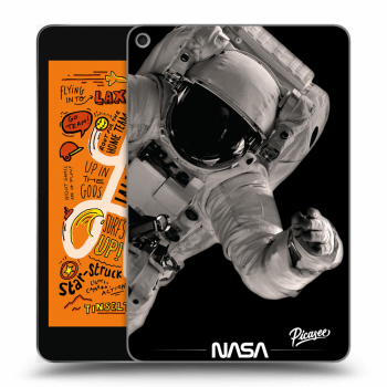 Picasee Schwarze Silikonhülle für Apple iPad mini 2019 (5. gen) - Astronaut Big