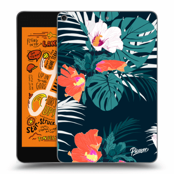Picasee transparente Silikonhülle für Apple iPad mini 2019 (5. gen) - Monstera Color