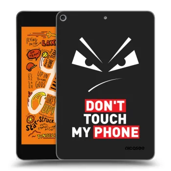 Picasee Schwarze Silikonhülle für Apple iPad mini 2019 (5. gen) - Evil Eye - Transparent