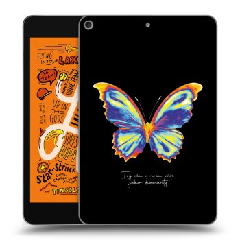 Picasee Schwarze Silikonhülle für Apple iPad mini 2019 (5. gen) - Diamanty Black