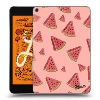 Picasee Schwarze Silikonhülle für Apple iPad mini 2019 (5. gen) - Watermelon