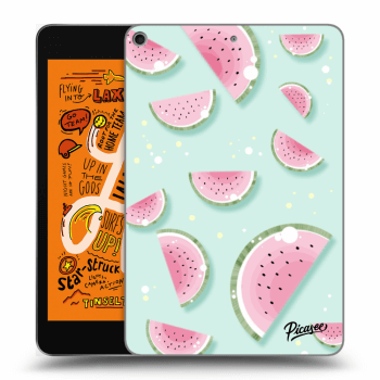 Picasee Schwarze Silikonhülle für Apple iPad mini 2019 (5. gen) - Watermelon 2
