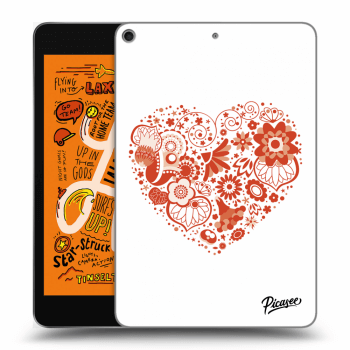 Picasee transparente Silikonhülle für Apple iPad mini 2019 (5. gen) - Big heart