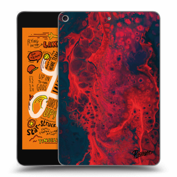 Picasee transparente Silikonhülle für Apple iPad mini 2019 (5. gen) - Organic red