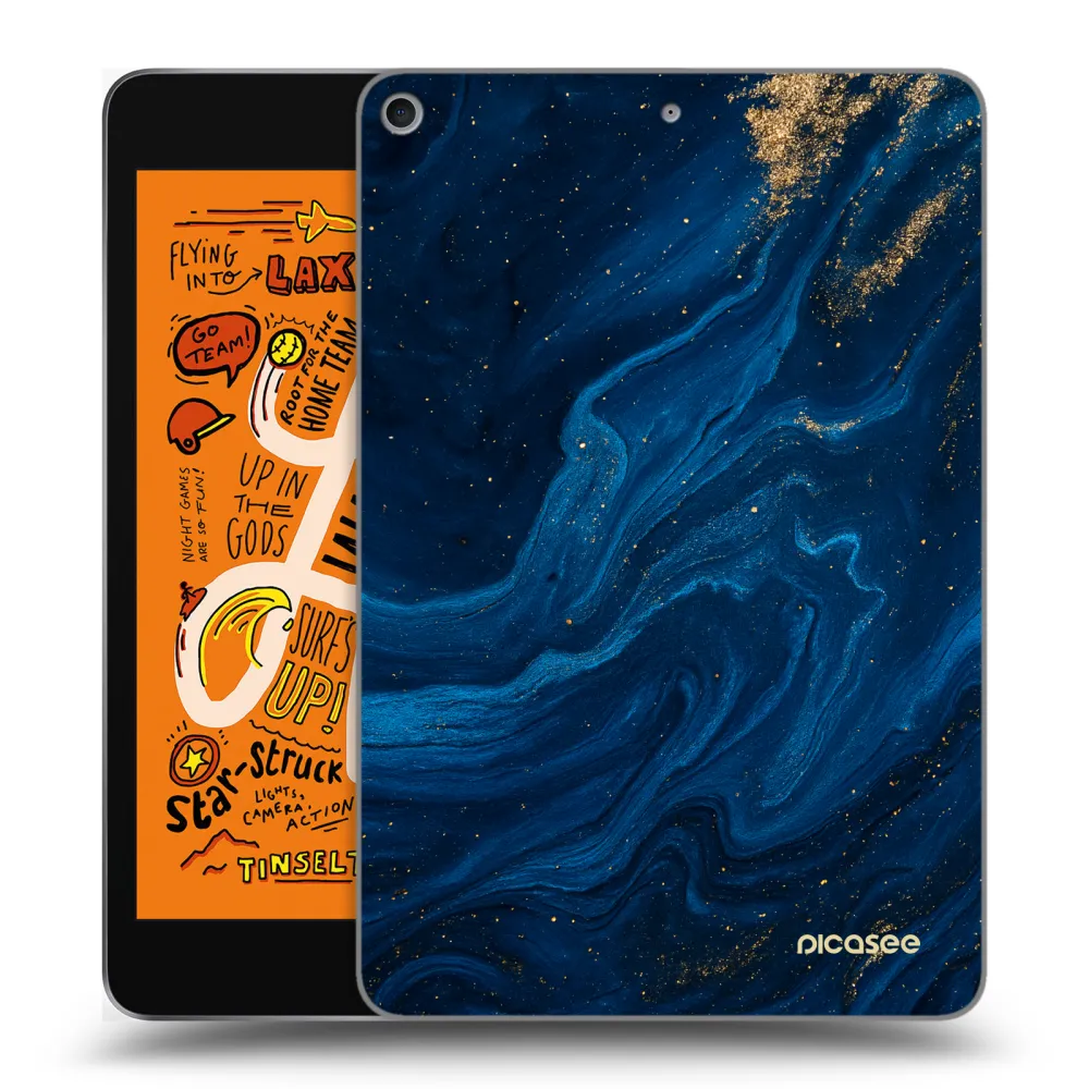 Picasee transparente Silikonhülle für Apple iPad mini 2019 (5. gen) - Blue