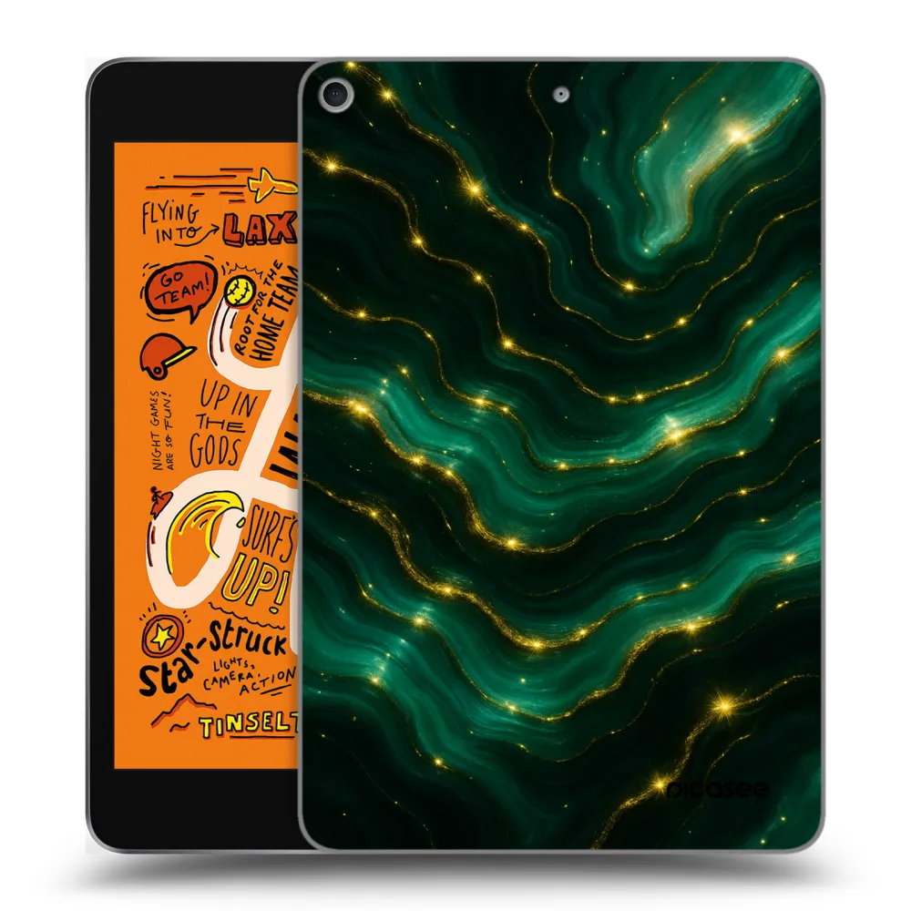 Picasee transparente Silikonhülle für Apple iPad mini 2019 (5. gen) - Emerald