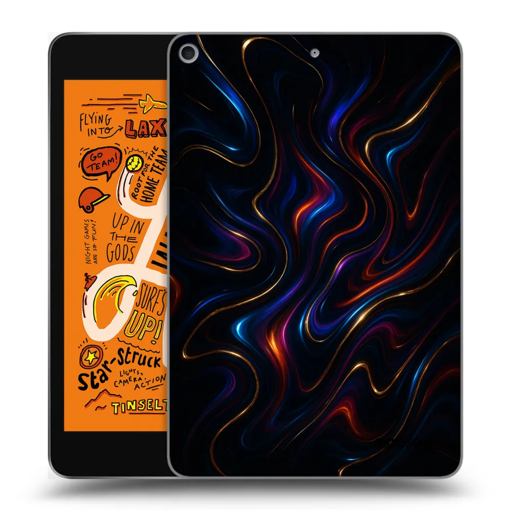 Picasee transparente Silikonhülle für Apple iPad mini 2019 (5. gen) - Noir