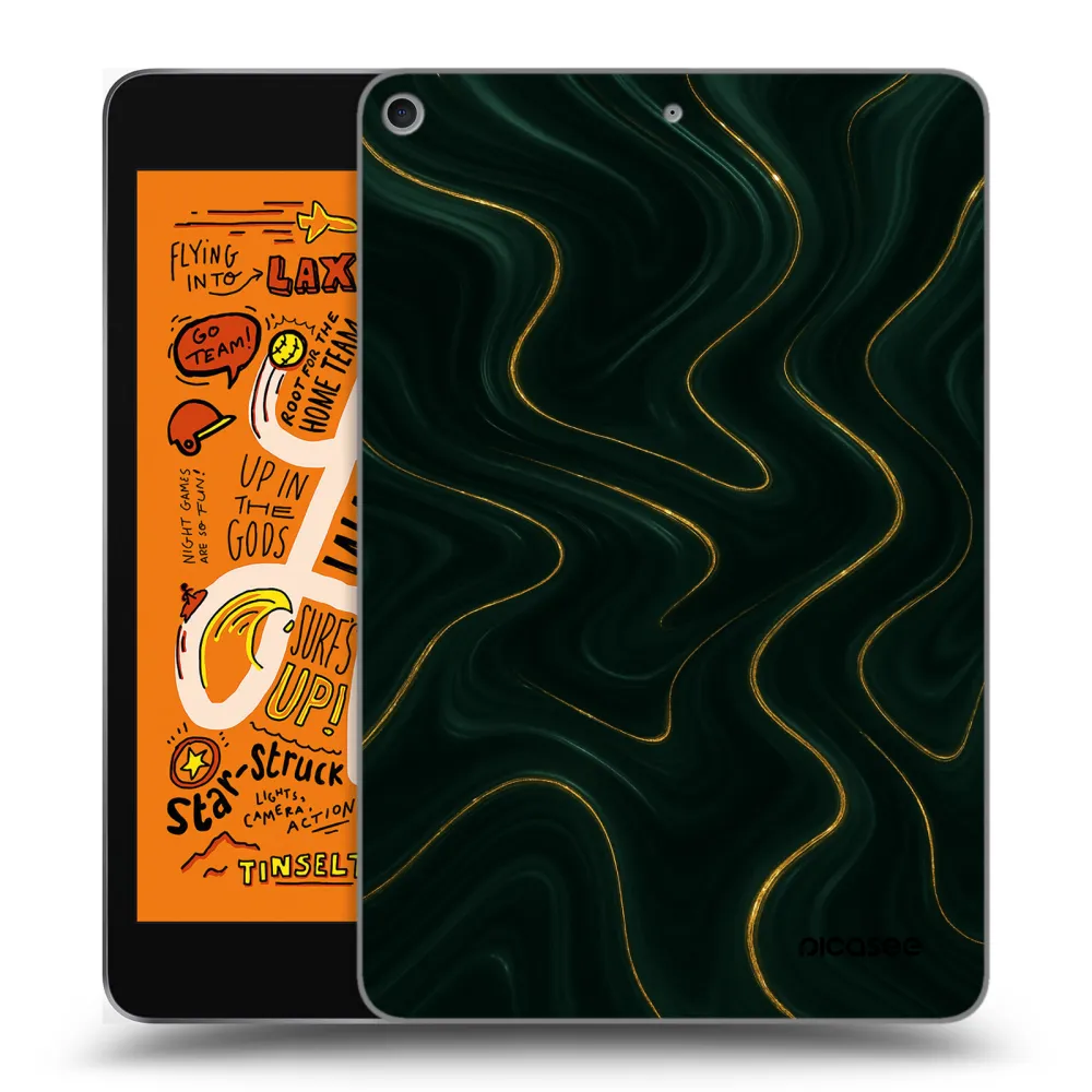Picasee transparente Silikonhülle für Apple iPad mini 2019 (5. gen) - Vawes