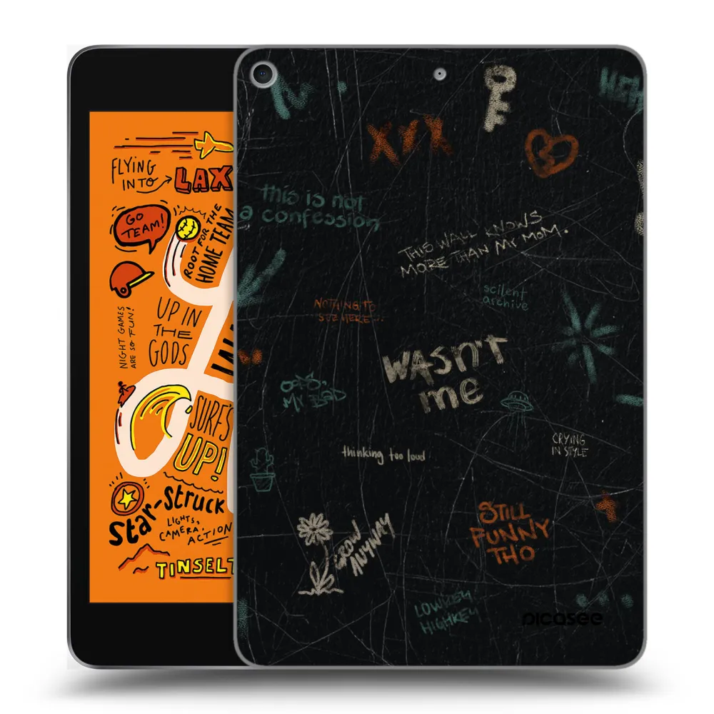 Picasee transparente Silikonhülle für Apple iPad mini 2019 (5. gen) - CONFESSION