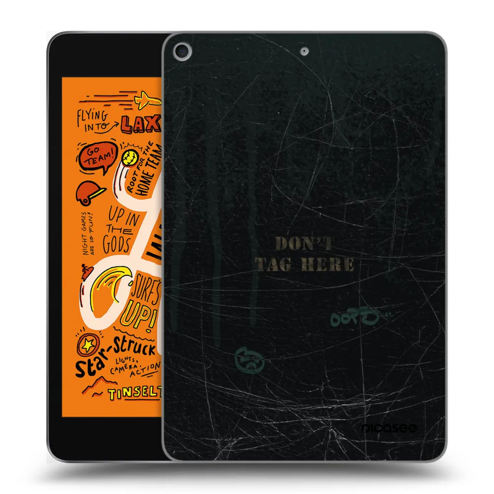 Picasee transparente Silikonhülle für Apple iPad mini 2019 (5. gen) - DON´T TAG