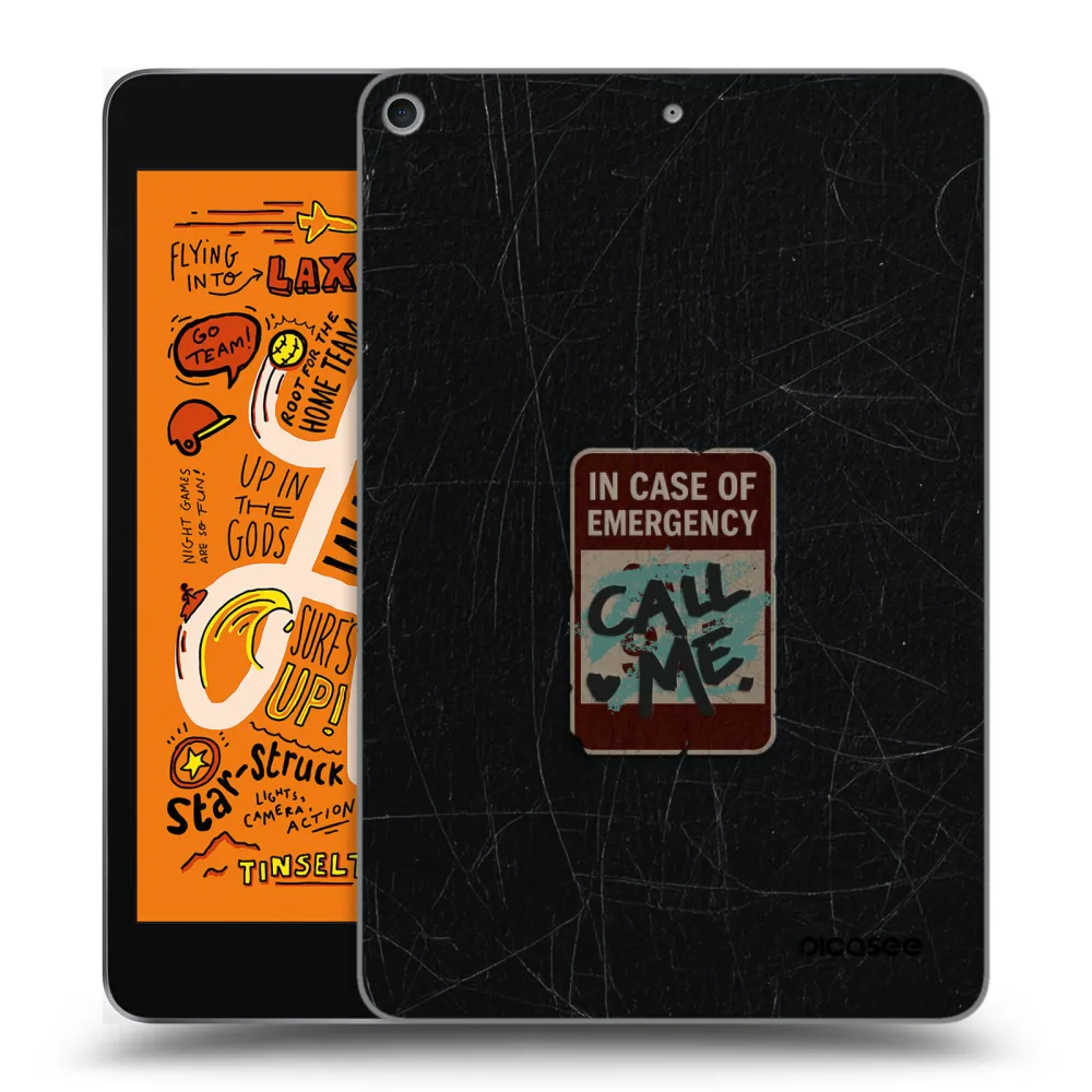 Picasee transparente Silikonhülle für Apple iPad mini 2019 (5. gen) - EMERGENCY