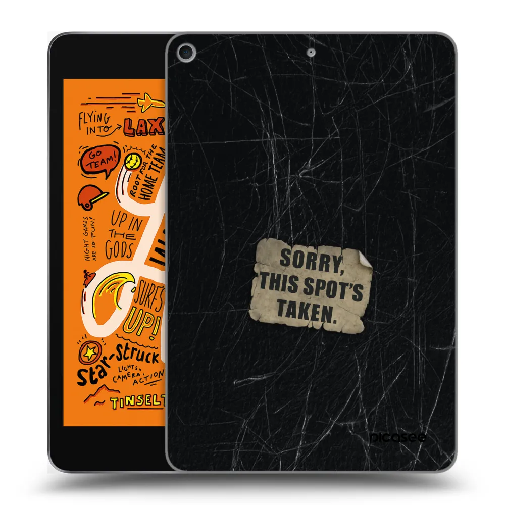 Picasee transparente Silikonhülle für Apple iPad mini 2019 (5. gen) - SORRY