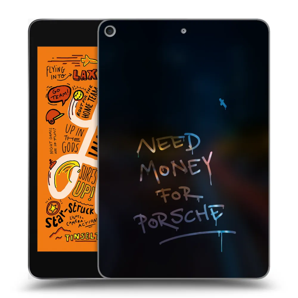 Picasee transparente Silikonhülle für Apple iPad mini 2019 (5. gen) - Neon Nights