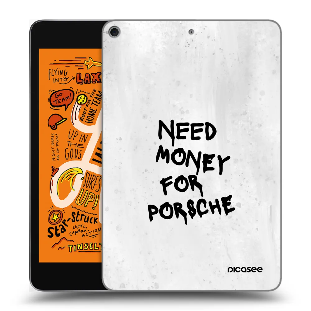 Picasee transparente Silikonhülle für Apple iPad mini 2019 (5. gen) - White Dollar