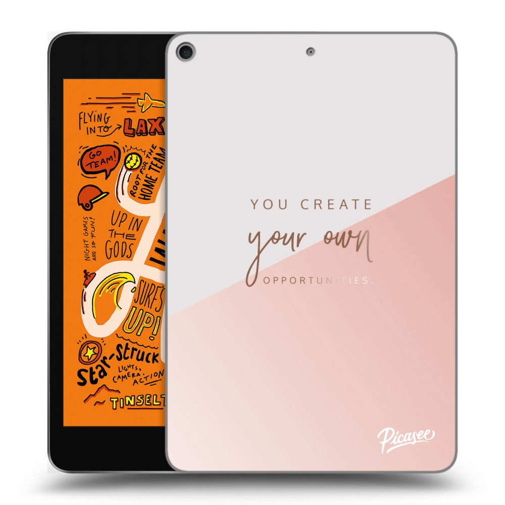 Picasee Schwarze Silikonhülle für Apple iPad mini 2019 (5. gen) - You create your own opportunities
