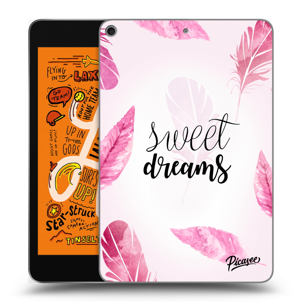 Picasee Schwarze Silikonhülle für Apple iPad mini 2019 (5. gen) - Sweet dreams