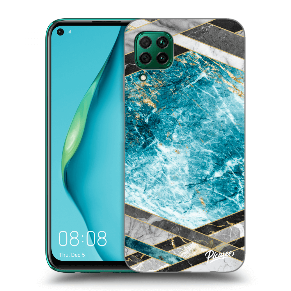 Picasee ULTIMATE CASE für Huawei P40 Lite - Blue geometry