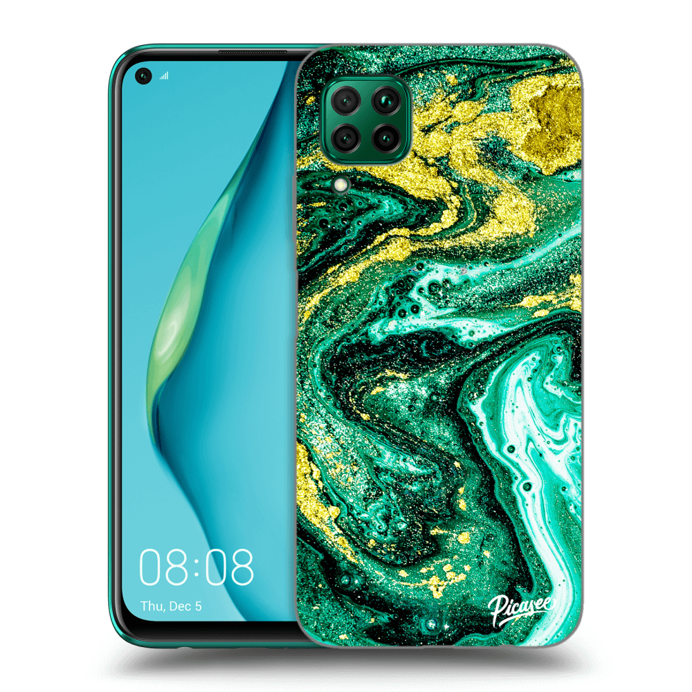 Picasee ULTIMATE CASE für Huawei P40 Lite - Green Gold
